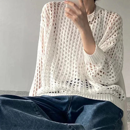 Pull Top Chic Knit Autumn Elegance