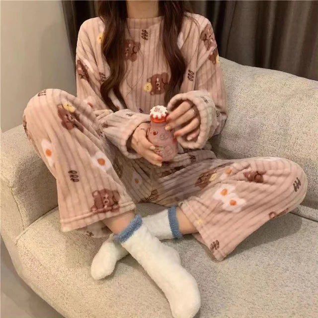 Pyjama en flanelle de luxe CozyDreams