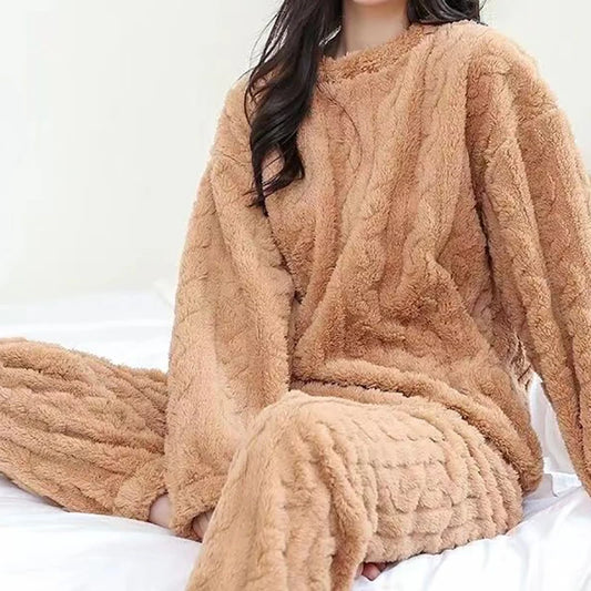 Pyjama Ensemble de chaleur en velours côtelé