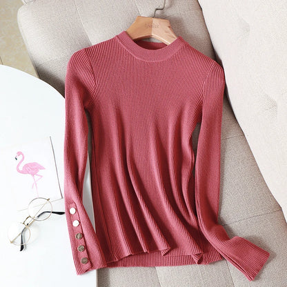 Pull Chic  Button-Up Sweater